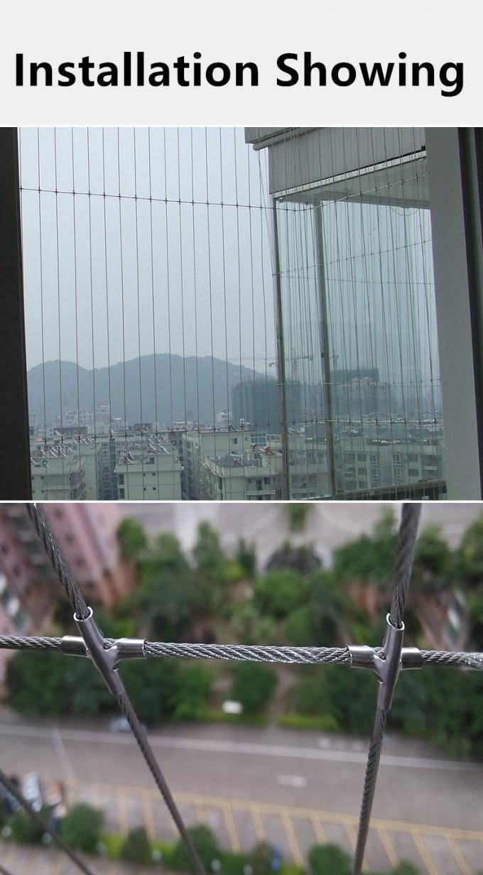 3 Meters/Set T3 Temper Invisible Safety Grill For Balcony