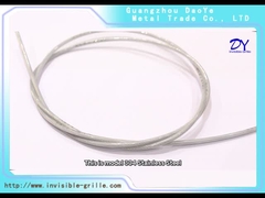 304（12+1）3.0mm with nylon coating For Invisible Grilles