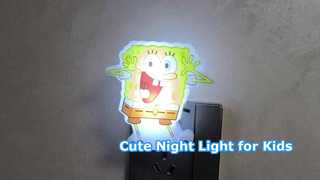 Switch Control Light Kids Gift Safe Cartoon Night Light for Kids Baby Sleep