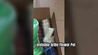Invisible Grille Flower Pot  in High Rise Building