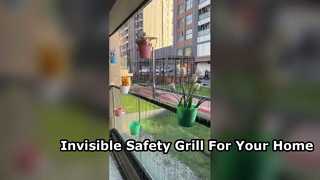 Invisible Safety Grill Best Protection for Kids and Pets