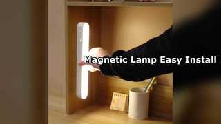 Magnetic LED Lamp Easy Install Remote Control