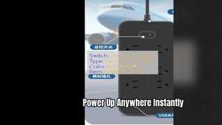 Portable Power Socket With USB Fast Charging