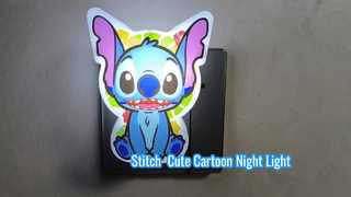 Wall Plug In Stitch  Cute Cartoon Night Light