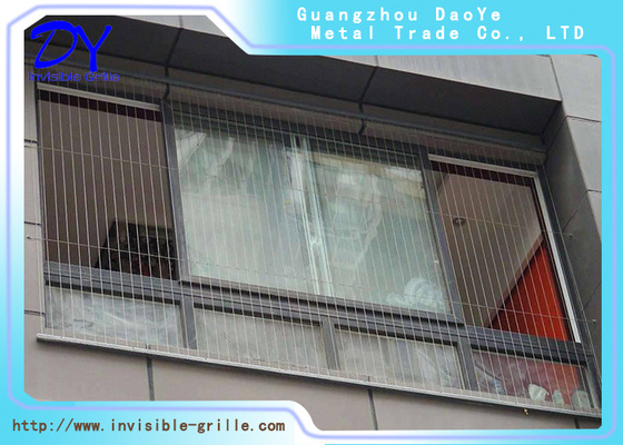 316 Window Balcony Invisible Grille For Commercial Building