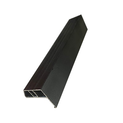 White / Black / Transparent Wire Colour Aluminium Rail Track With Customizable Width