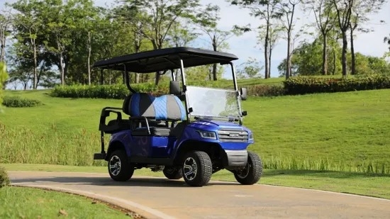 6-Seat Electric Golf Cart 48V 70-80km Range 18-40km/h Speed