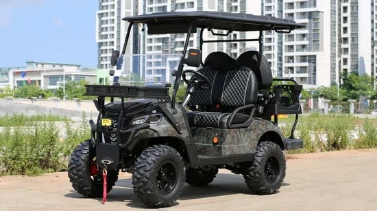 4-Seat Electric Hunting Golf Cart 48V 80-100km Range