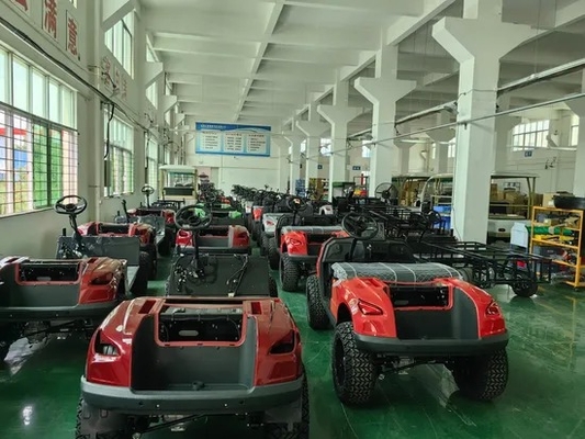 6-Seat Electric Golf Cart 48V 40km/h Max Speed with Cargo Box
