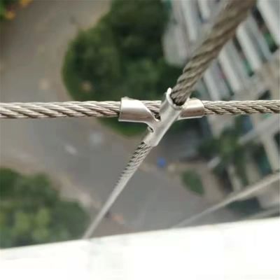 Innovative 316 Stainless Steel Invisible Grille with 5cm Wire Distance Gap Window Safety