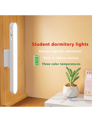 LED Rechargeable Modern Desk Lamp Multi-Functional Magnetic Reading Light Touch & Remote Control Dimming Cabinet/Wardrobe Light