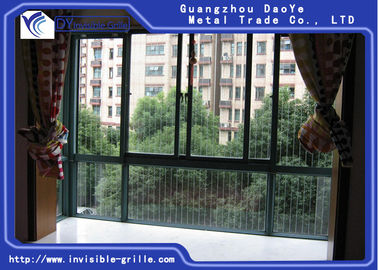High Rise Buildings Security Grilles For House Windows Aluminum Material