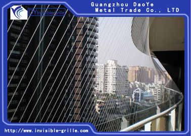 Superior Strength Safety Balcony Invisible Grille For High Rise Building
