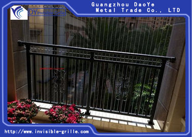 Durable Anti Rust Balcony Invisible Grille Safety Stainless Steel Material