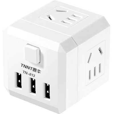 2500W 230V Power Cube Socket With 3 Smart USB Ports