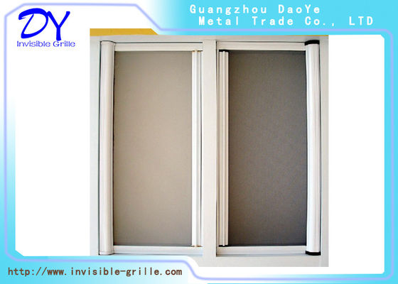 Retractable Roll Up Insect Screen Door With Mosquito Net