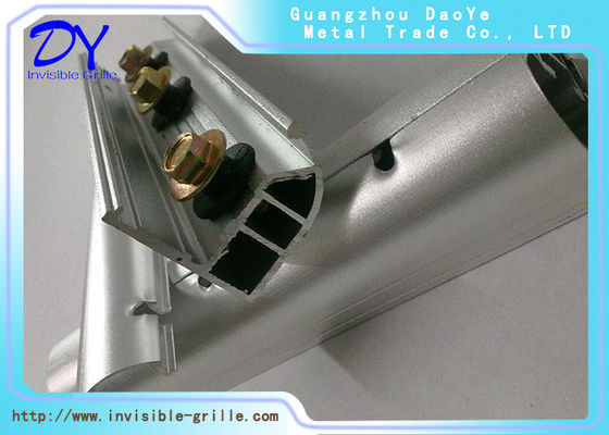 Single Pad Window Invisible Grille Aluminium Rail Track For Home