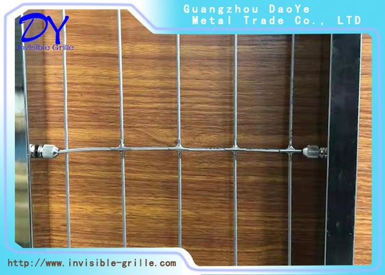 Durable Balcony Invisible Grille Child Protective Net Stainless Steel Wire 2.5mm Dia.