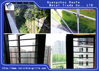 Frame Aluminum Stainless Steel Wire 316 (12+1) 3.0 thickness for Window Invisible Grille