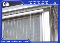 Invisible Stainless Window Grills , Modern Look Interior Window Grills For Clear View