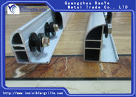 HDB Flat Aluminium Rail Track High Strength For Invisible Grilles
