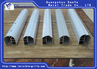 Stainless Steel Screw Aluminium Rail Track For Bedroom Invisible Grilles