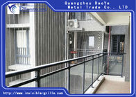 Hard Line Safety Frame fixed grilles Provides with Nylon Coating School  Invisible  Grille