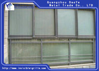 High Rise Buildings Safety SS 304 2.5mm Window Invisible Grille