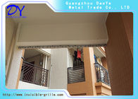 316SS Balcony Tensile Strength Invisible Aluminum Track For Home Safety