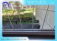 4.0mm wire Balcony Invisible Grille Vertical Aluminum Track