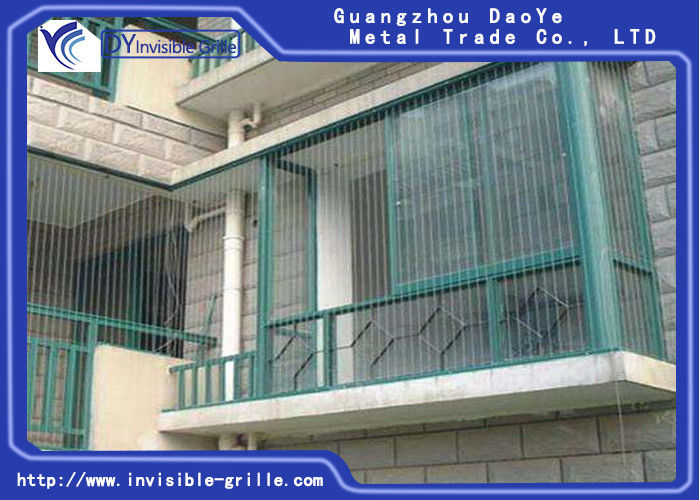 High Rise Buildings Invisible Grille Quick Easy Installation Window Invisible Grille
