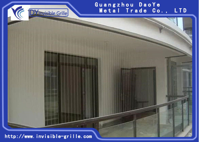 316 Stainless Steel Nylon Coating Invisible Balcony Grille Invisible Balcony Safety Grille