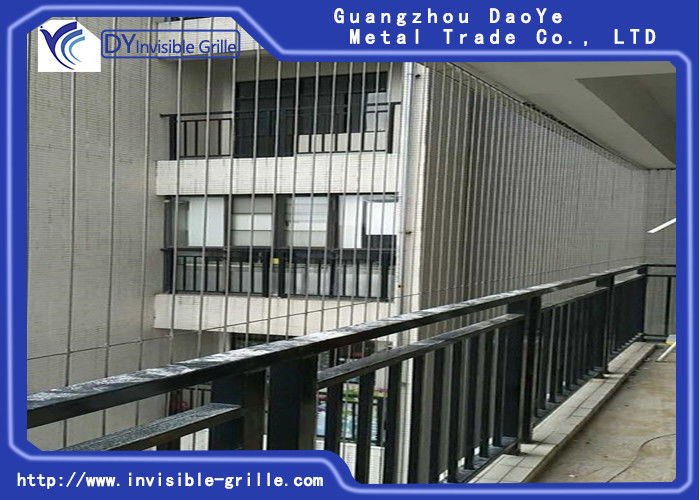 Safety Grilles Stronger Foundation Frame Wire Aluminium for the Balcony Invisible Grille