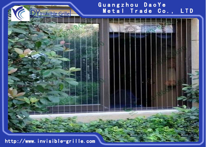 Protect Children Pets Stainless Steel Wire Grill  Aluminium for the Balcony Invisible Grille