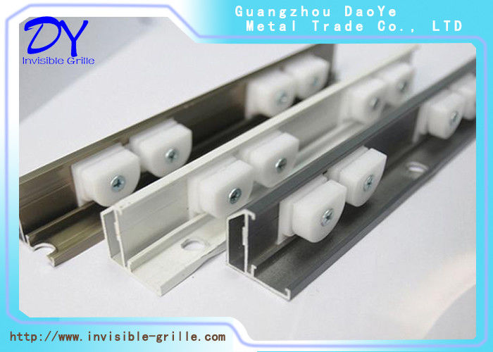 Sliding Window Aluminium Rail Track  Stainless Steel Wires Grille