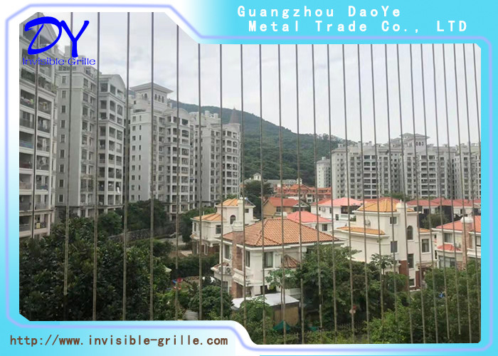 Balcony Grill Design Wire Railing Invisible Security Fence