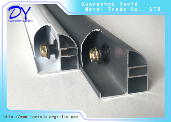 Unobstructed Balcony Safety Barrier Invisible Grilles For Burglar Alarm