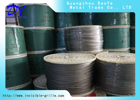 Nylon Coating 316 7x7 2.0mm Stainless Steel Wire EX-WORK Flexible Wire for Industrial Marine and Commercial Applications
