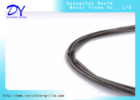 Enhanced Fixed Invisible Grille Systems Stainless Steel Wire With Centre Support