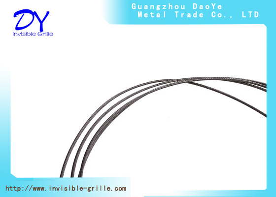 2.5mm Dia 304 / 316 Stainless Steel Wire For Safety Invisible Grille Systems