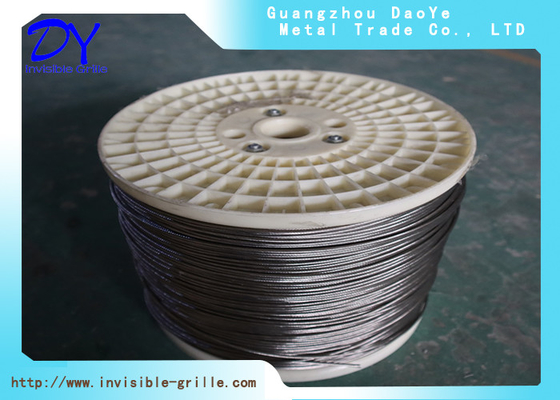 Insulating Core Connection Alarm Stainless Steel Coil Wire For Safety Invisible Grille Systems