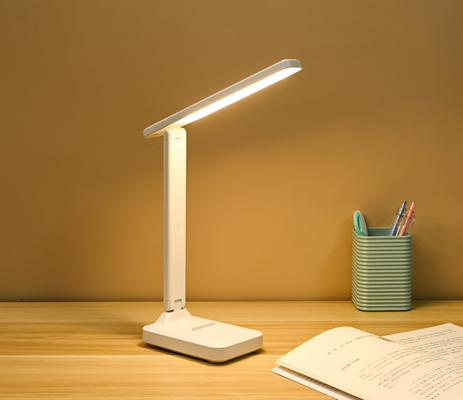 Adjustable Arm Foldable Table Lamp 5500 Kelvin Touch Control With 10 Bulbs For Bright Lighting