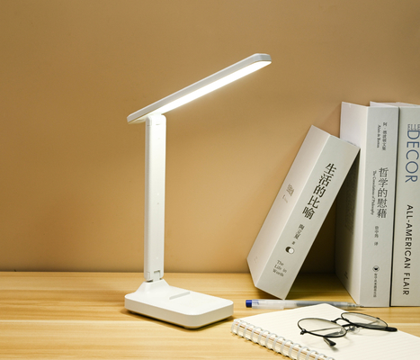 Adjustable Arm Foldable Table Lamp 5500 Kelvin Touch Control With 10 Bulbs For Bright Lighting