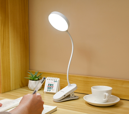Adjustable Arm Bedroom Table Lamp With Three Level Brightness For Cozy Ambiance