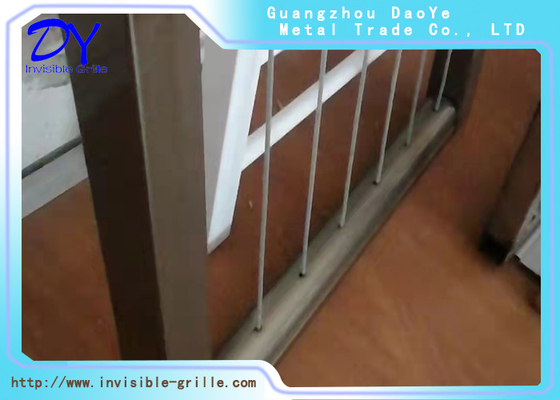 Invisible 316 Wires Balcony Grille Cross Clip Modern Society Design