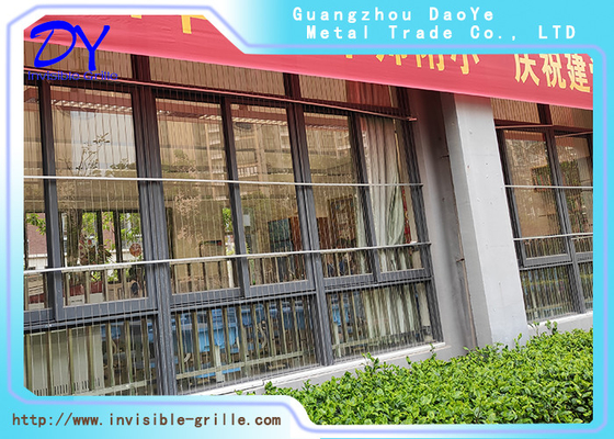 Unobstructed Balcony View Stainless Steel Cable Clip Crossing 2.0mm Grille
