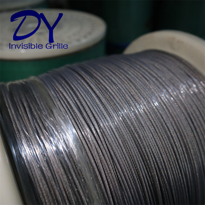 316 Wire 2.0mm Invisible Balcony Shield With Nylon Coating Security