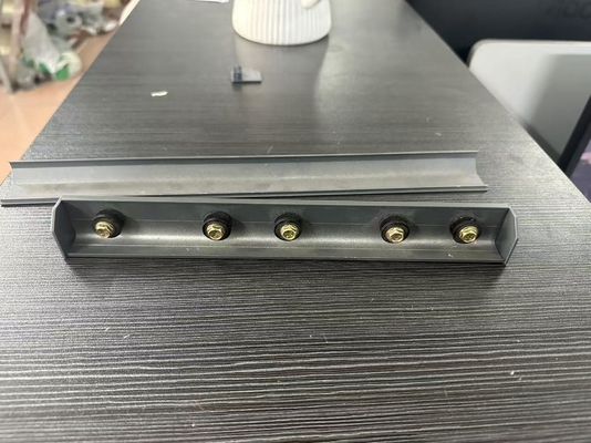 Safety Invisible Grilles Aluminum Track AG3/4 Grey End Cap Invisible Grill Accessories