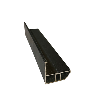 White / Black / Transparent Wire Colour Aluminium Rail Track With Customizable Width