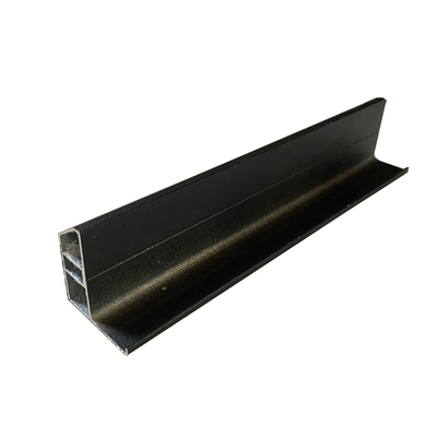 White / Black / Transparent Wire Colour Aluminium Rail Track With Customizable Width